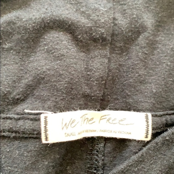 Free People Black Shirt. Size Small. - Picture 2 of 3